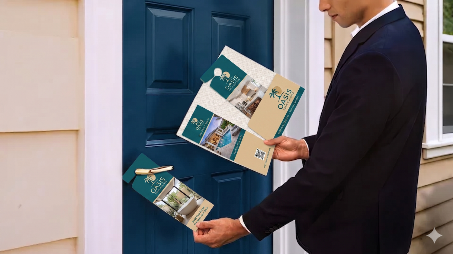 Print Collateral: Business Cards, Door hangers, Flyers & More