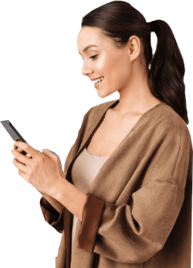 Patient engaging with healthcare mobile app