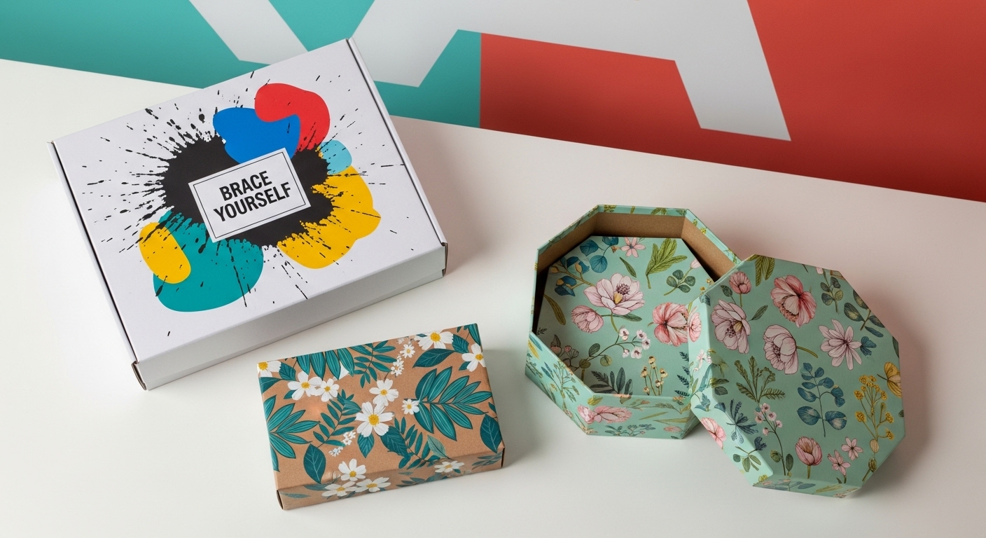 A collection product packages