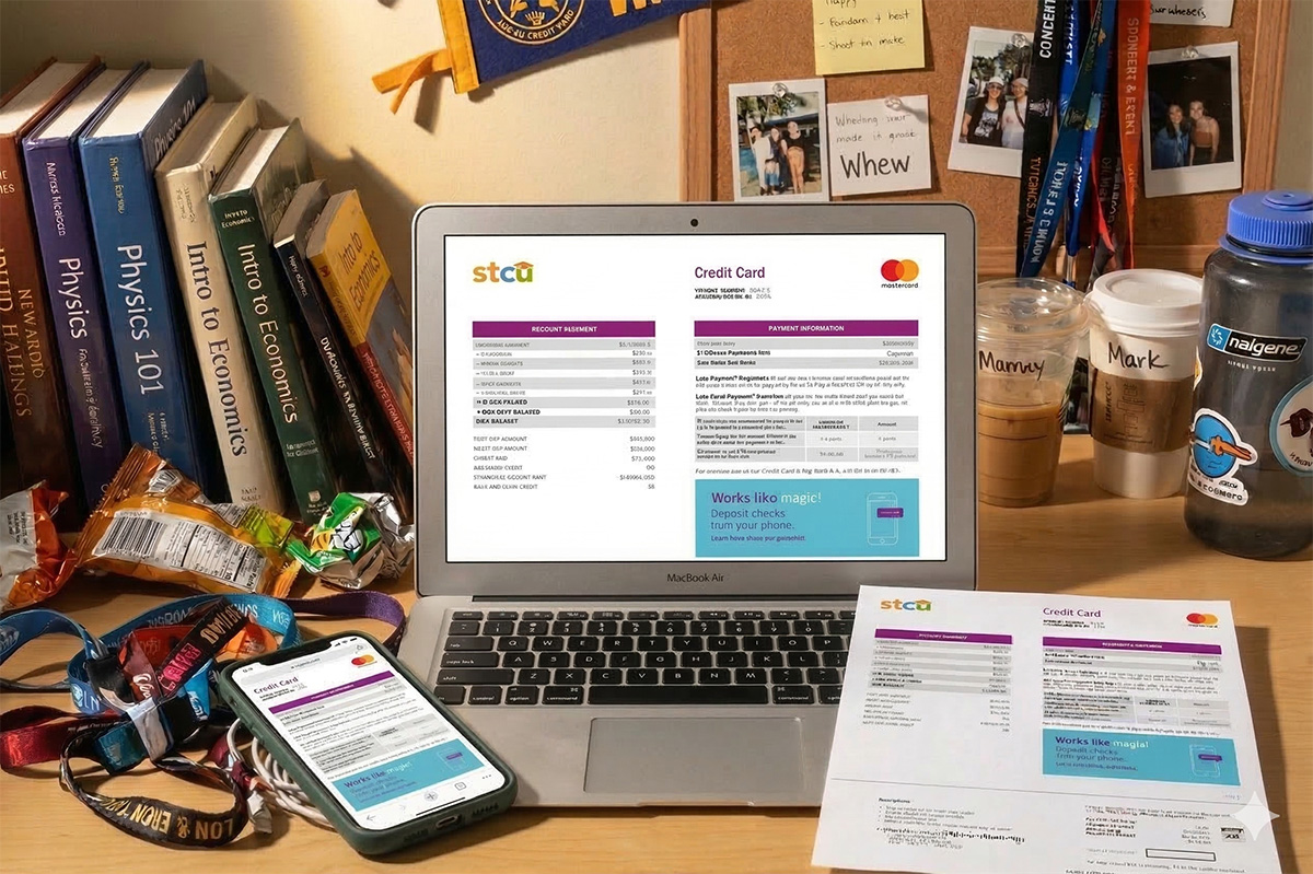 Credit Card Statements Printed, Mobile & Laptop